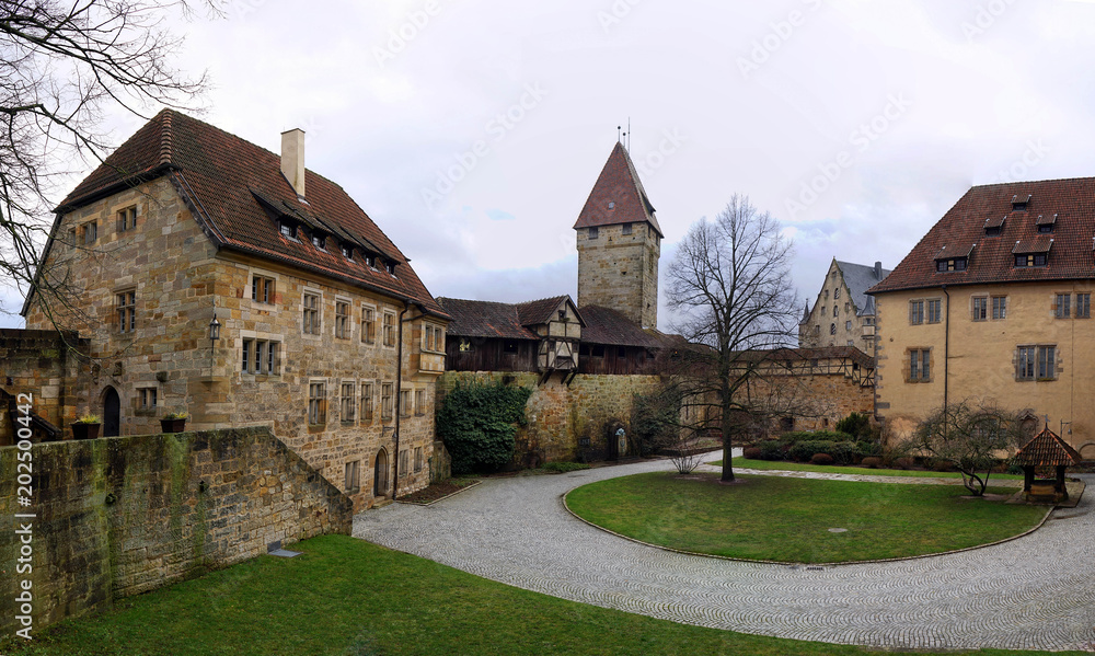 Burgfestung Veste Coburg Blick in den Innenhof