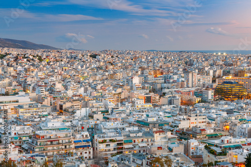 Athens. Aerial view of the city.