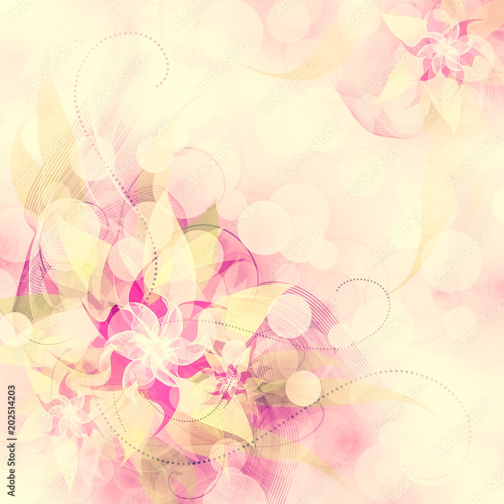 Floral romantic tender background Floral romantic tender background