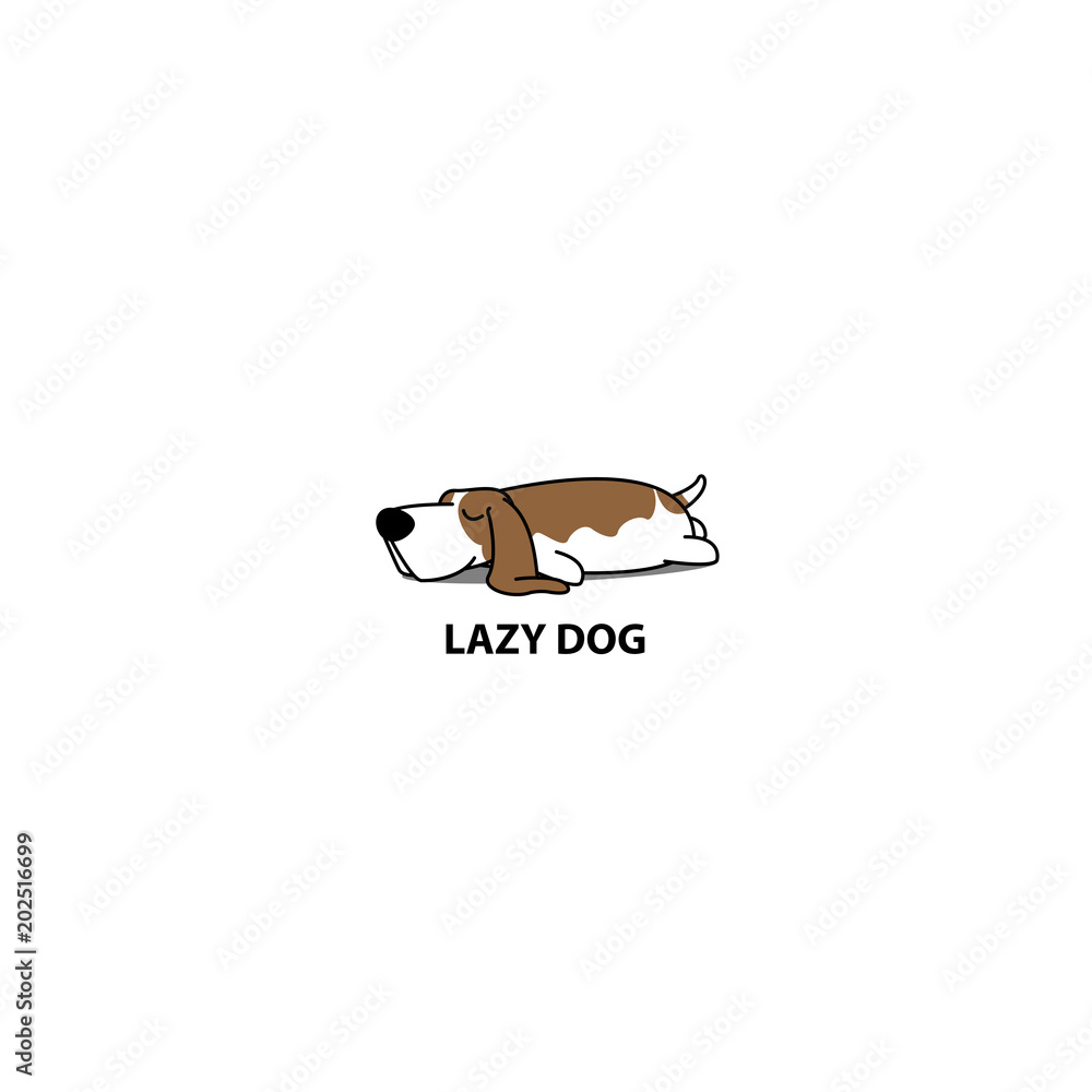 lazy dog clipart