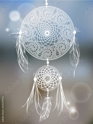Dreamcatcher, vector illustration
