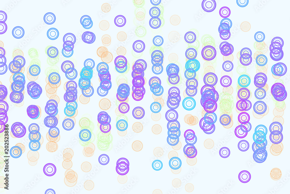 Conceptual background circles, bubbles, sphere or ellipses pattern for design. Shape, style, illustration & texture.
