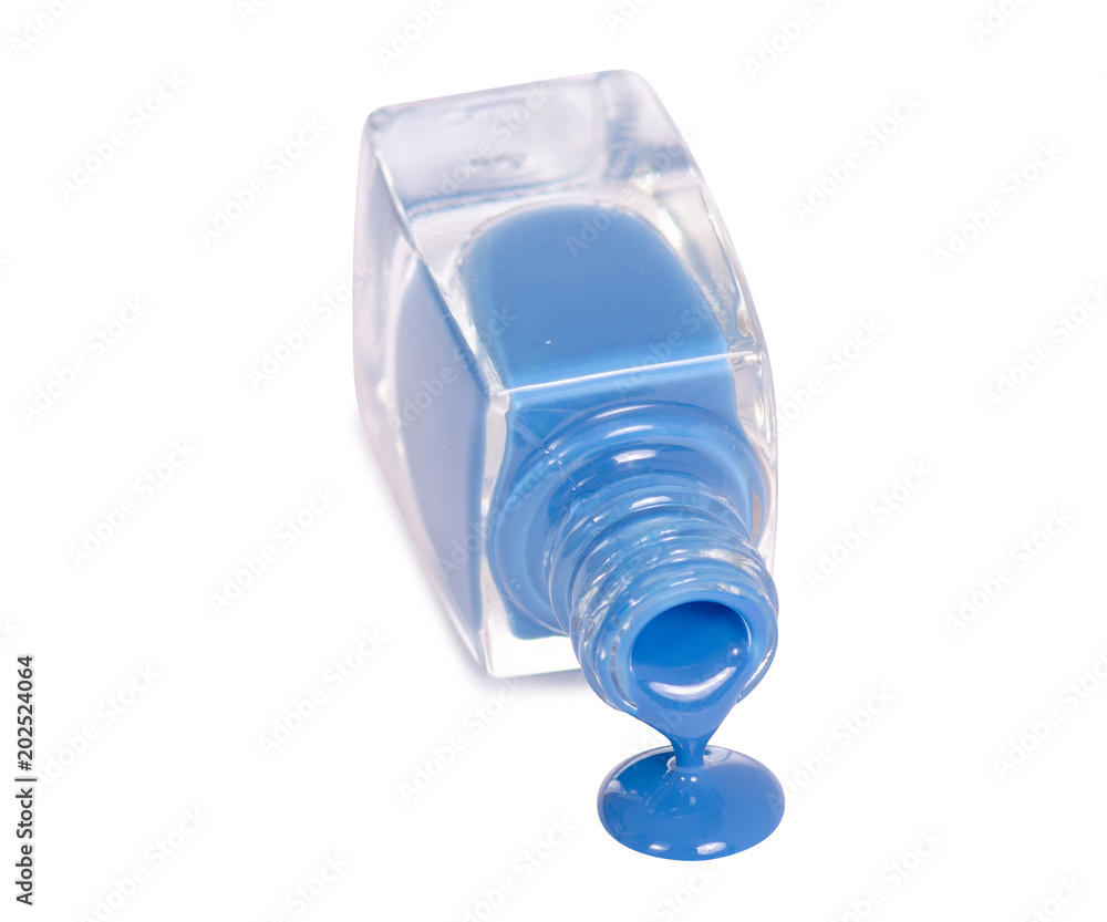 Blue nail polish Blue nail polish