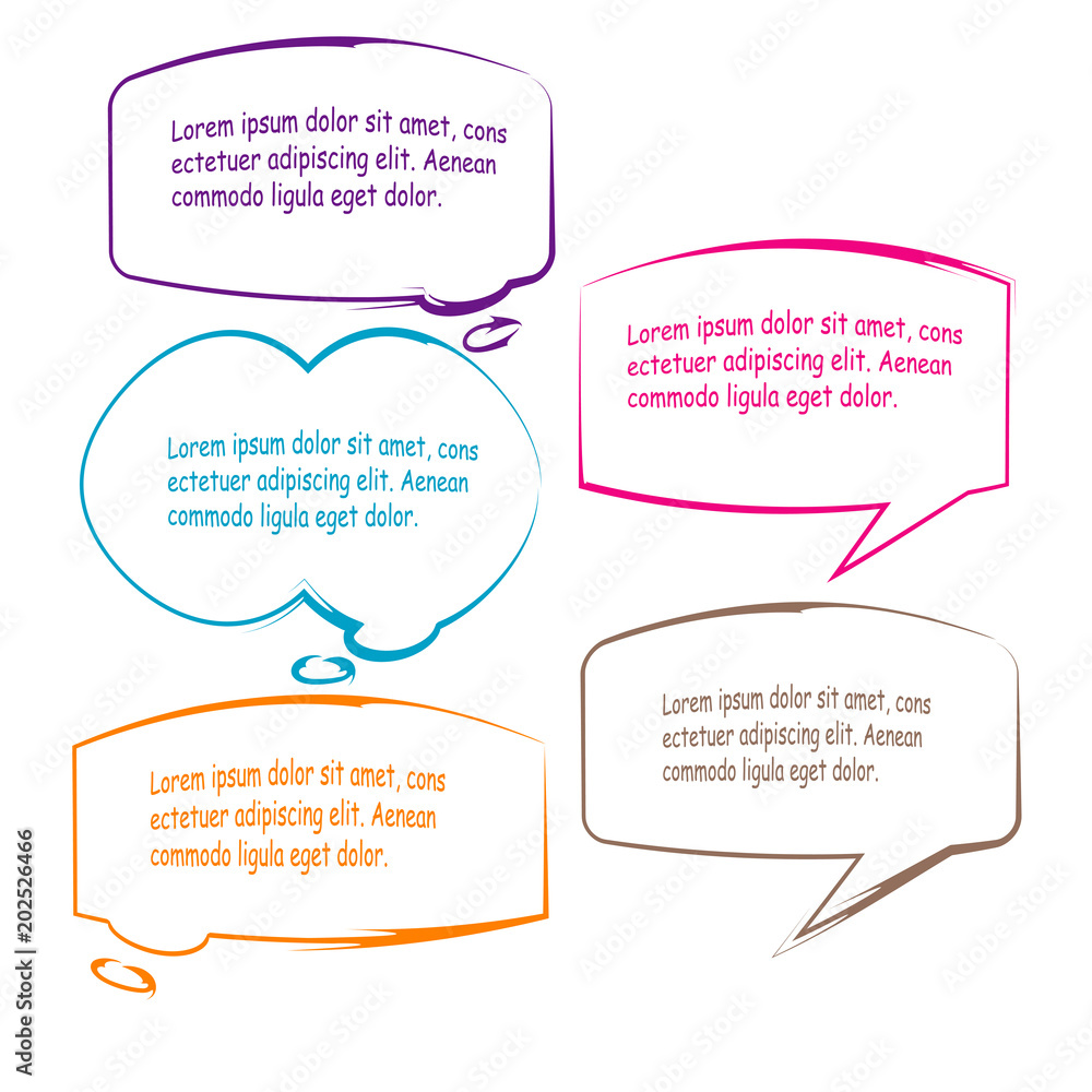set of quote box bubble speech talk frame illustration set of quote box bubble speech talk frame illustration