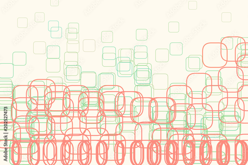 Color abstract mixed pattern generative art background. Texture, surface, graphic & backdrop.