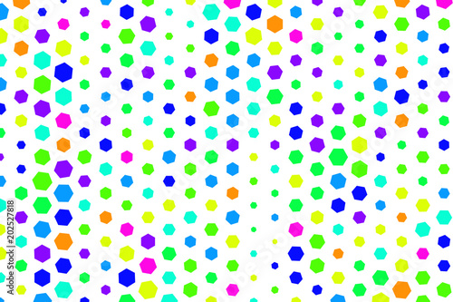 Background abstract hexagon pattern for design. Wallpaper, web, style & backdrop.