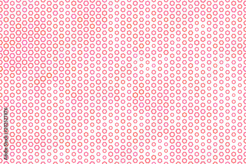 Abstract background with shape of hexagon pattern. Graphic, illustration, geometric & digital.