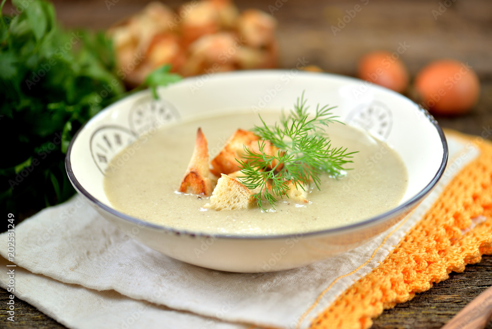 Vegetable soup with wheat crumbs Vegetable soup with wheat crumbs