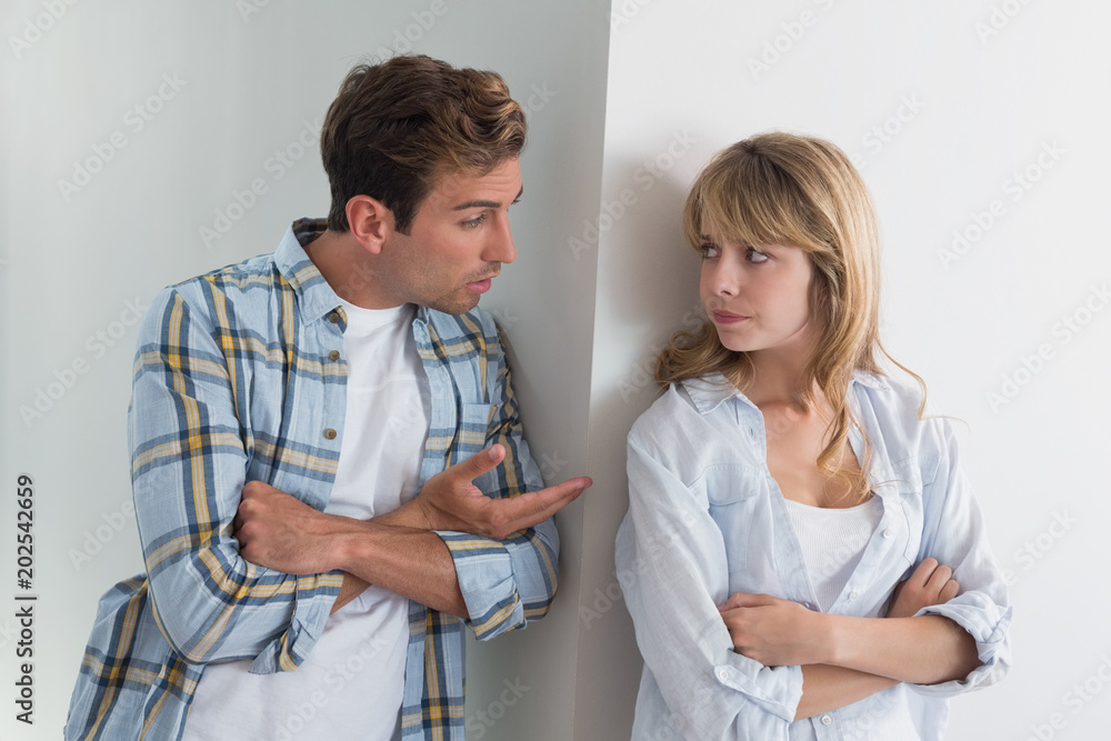 Obraz premium Couple having an argument