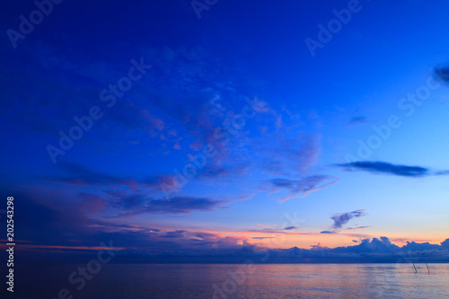Beautiful sky on twilight time for background © YODCHAI