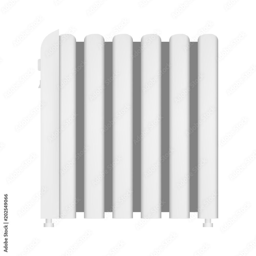 Central heater icon. Realistic illustration of central heater vector icon for web Central heater icon. Realistic illustration of central heater vector icon for web