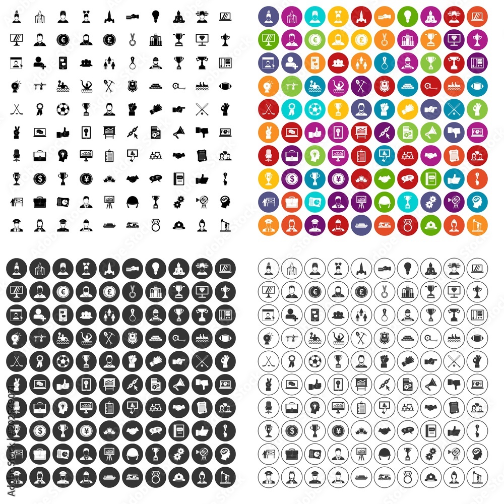 100 leadership icons set vector in 4 variant for any web design isolated on white 100 leadership icons set vector in 4 variant for any web design isolated on white