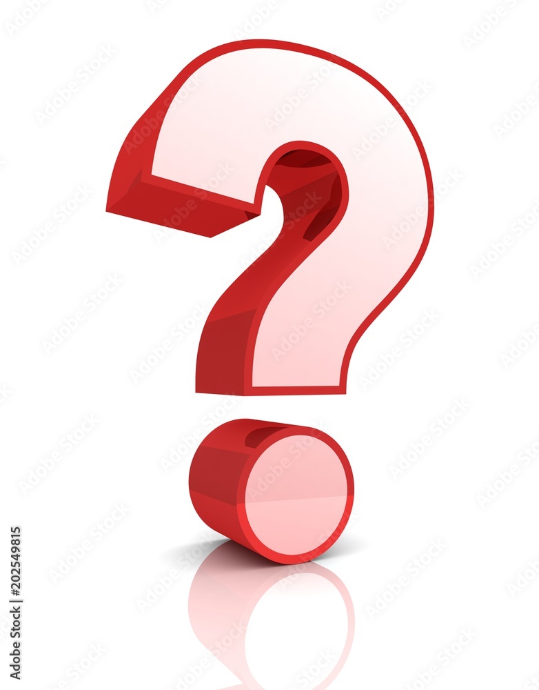 question mark 3d concept illustration question mark 3d concept illustration