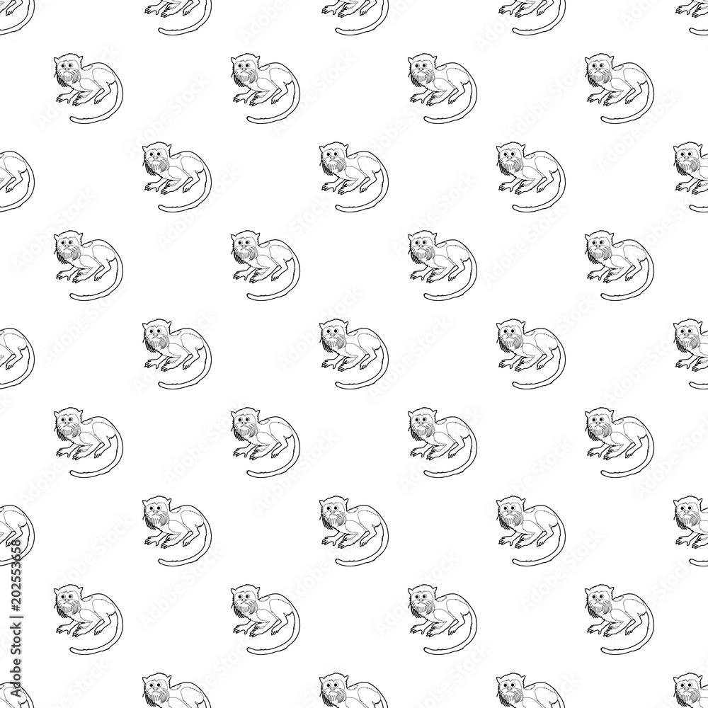 custom made wallpaper toronto digitalImperial tamarin pattern vector seamless repeating for any web design