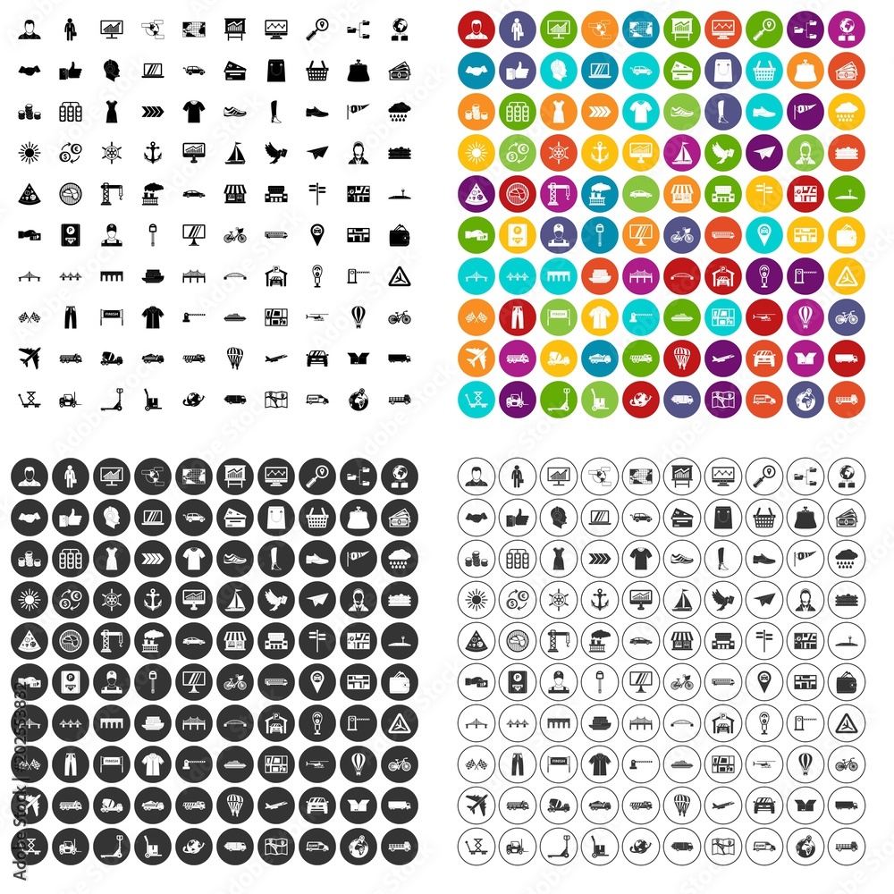 100 logistic and delivery icons set vector in 4 variant for any web design isolated on white 100 logistic and delivery icons set vector in 4 variant for any web design isolated on white