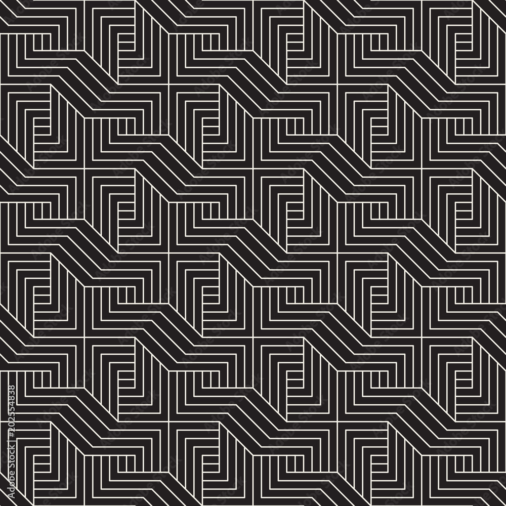 Vector seamless pattern. Modern stylish abstract texture. Repeating geometric tiles Vector seamless pattern. Modern stylish abstract texture. Repeating geometric tiles