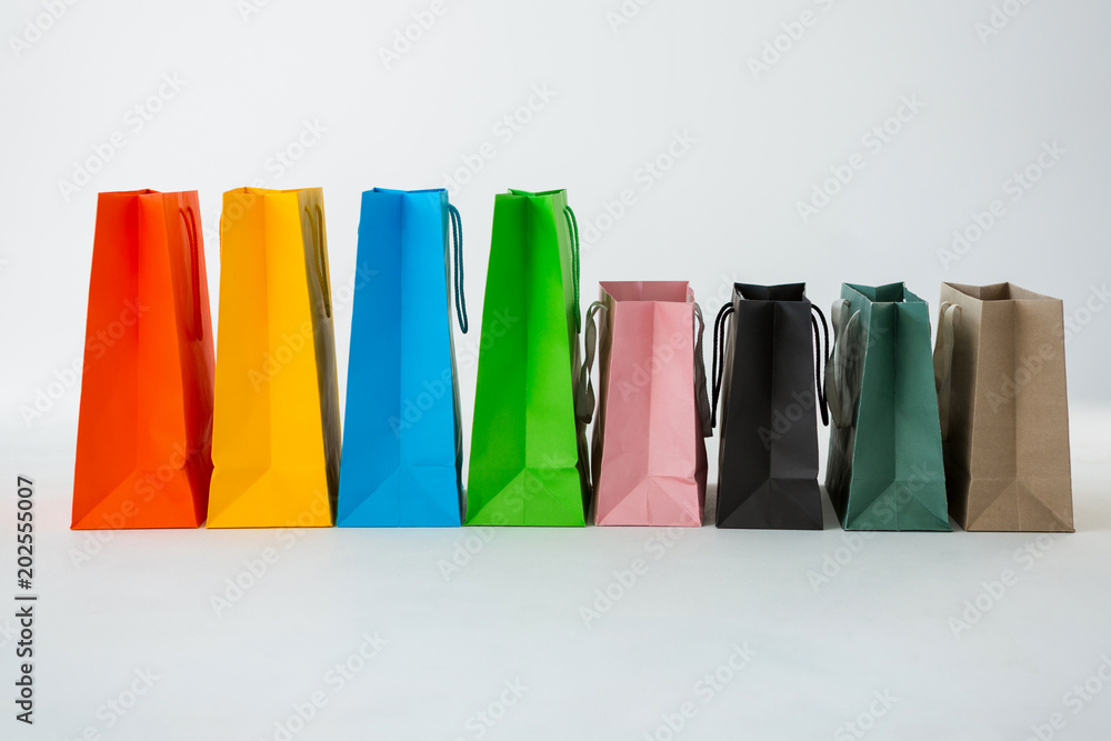 Colorful shopping bags