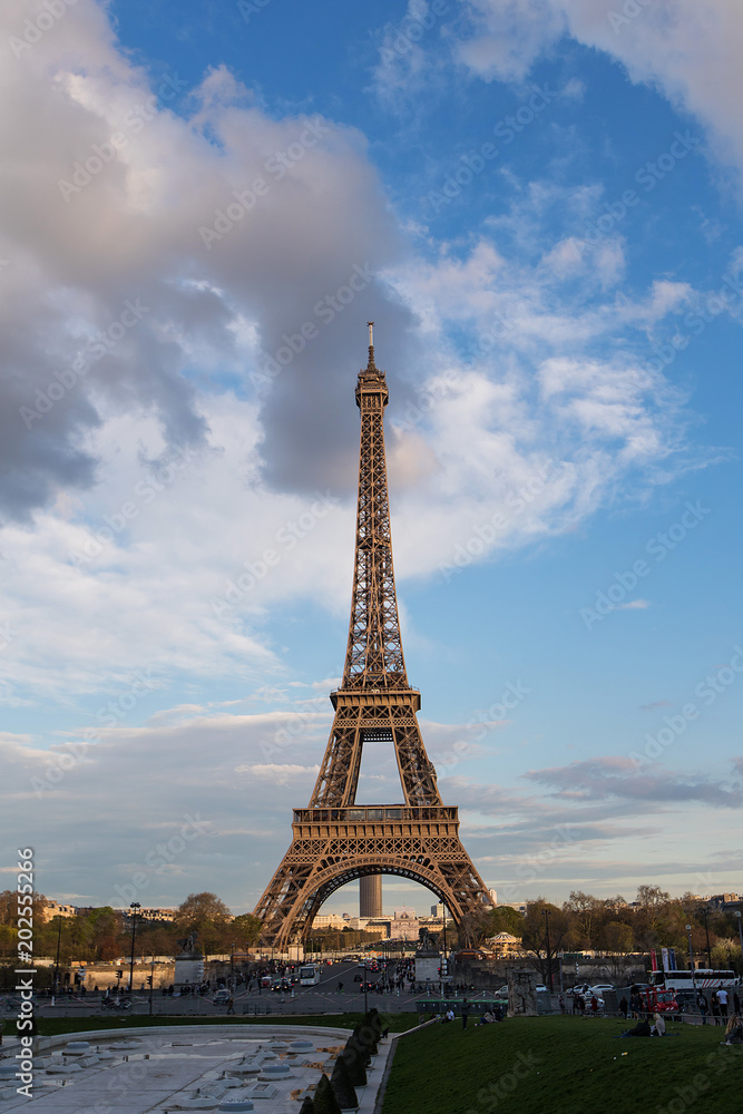 Paris, France tourist attraction the Eiffel Tower
