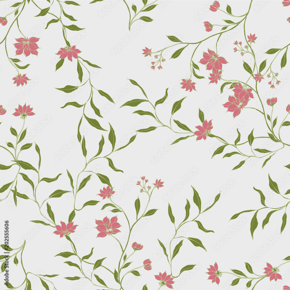 Abstract elegance pattern with floral background. Abstract elegance pattern with floral background.