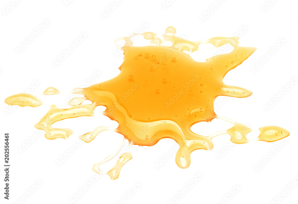 Sweet honey drips isolated on white background. Syrup droplet, nectar drops. Sweet honey drips isolated on white background. Syrup droplet, nectar drops.