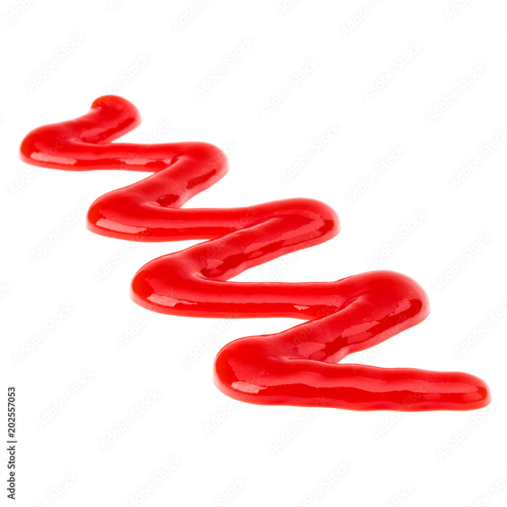 Tomato sauce, ketchup isolated on white background Tomato sauce, ketchup isolated on white background