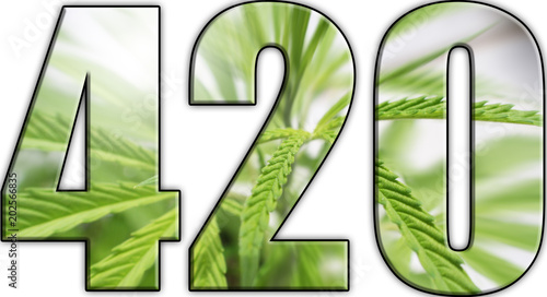 Marijuana 420 Logo High Quality  photo