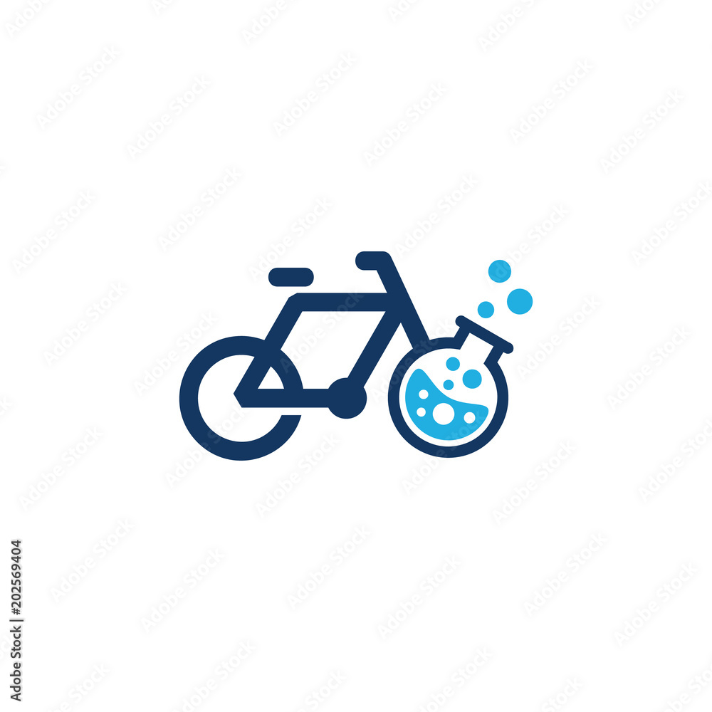 Bike Lab Logo Icon Design