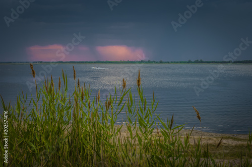 Reed and Lake. Thunderstorm