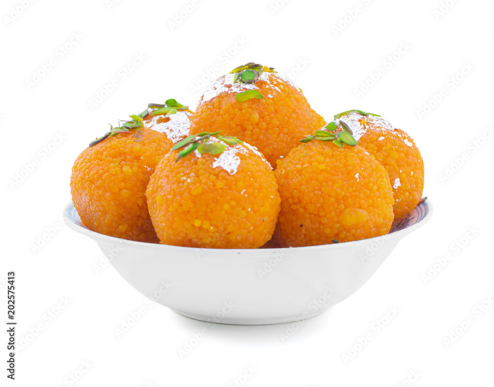 Φωτογραφία Indian Sweet Motichoor laddoo Also Know as Bundi Laddu or Motichur Laddoo Are Ma