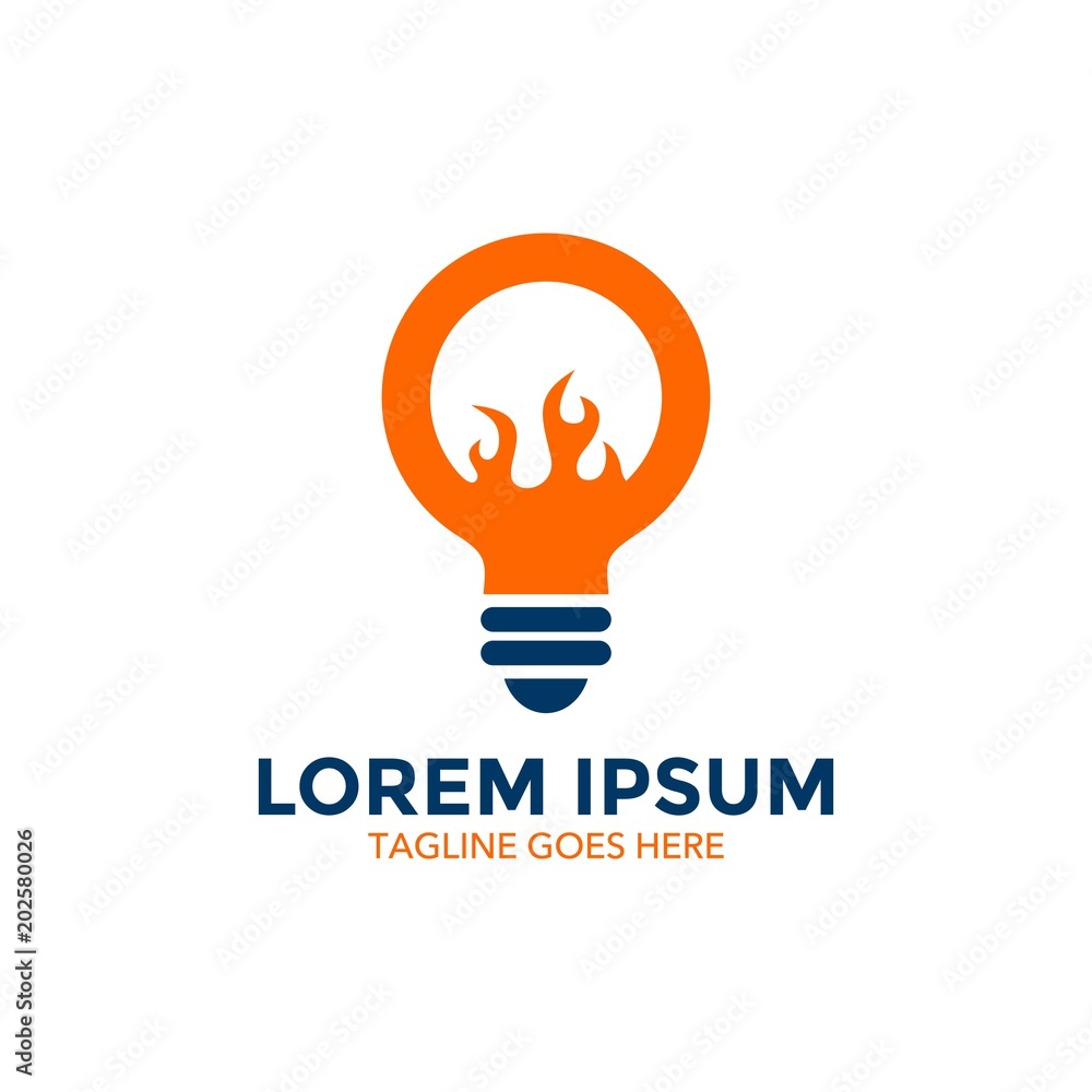 Light bulb logo Light bulb logo