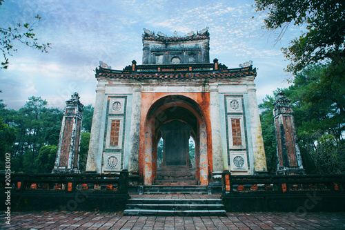 The tomb of Minh Mang near Hue in Vietnam 