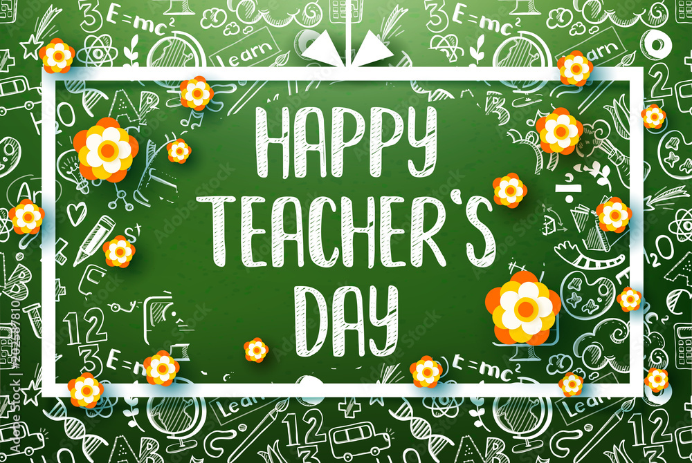 World Teachers Day Shape International Teachers Day PNG Download