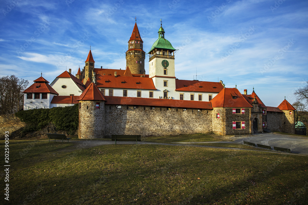 One of the most beautiful Castle in Czech Republic is Bouzov  Castle