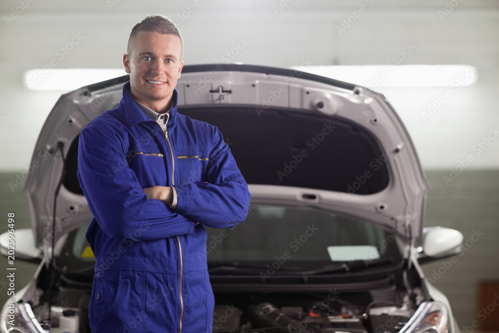 Mechanic standing Mechanic standing