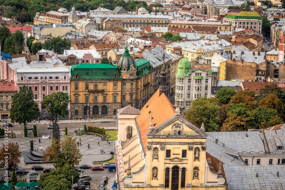 Lviv city center