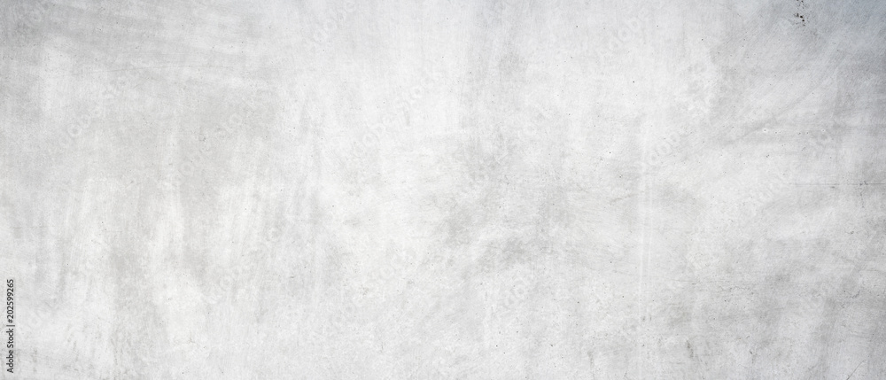 Naklejka premium Texture of old white concrete wall for background