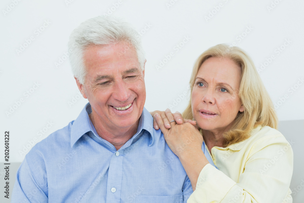 Happy romantic senior couple Happy romantic senior couple