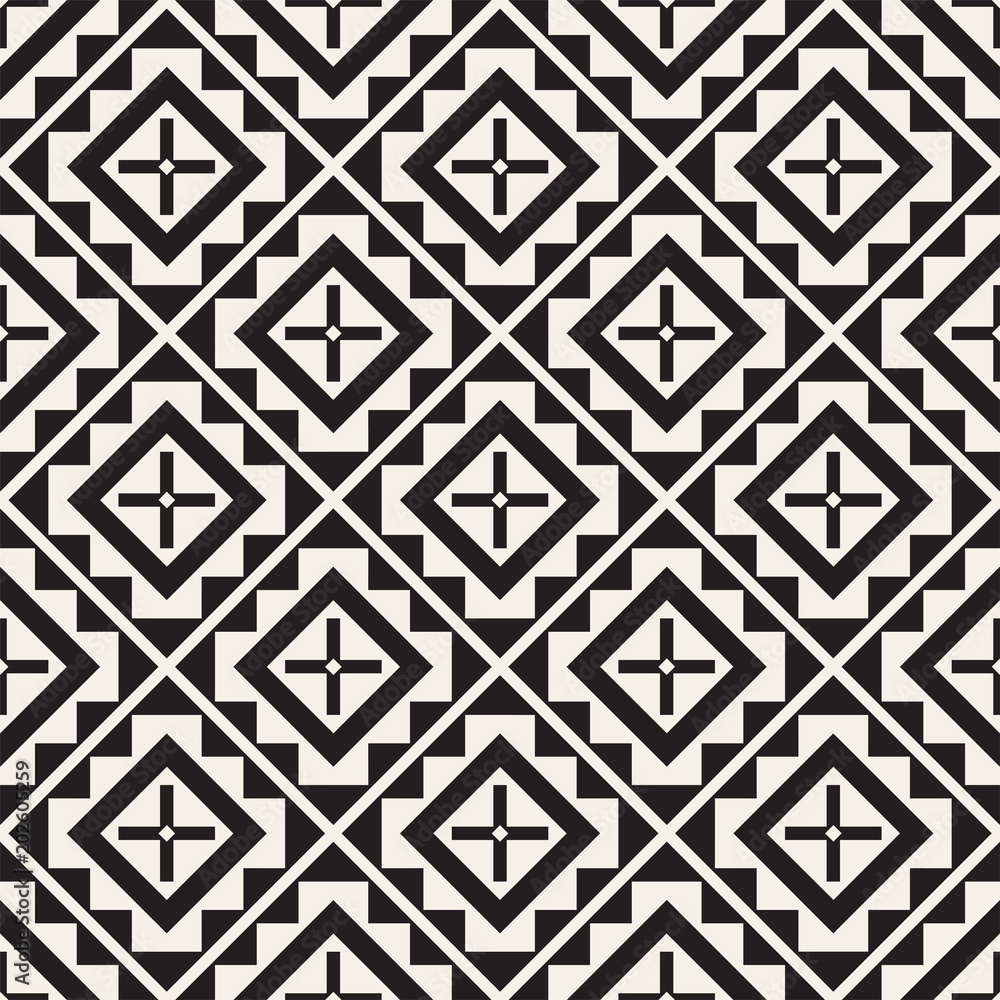 Seamless surface geometric design. Repeating tiles ornament background. Vector shapes pattern Seamless surface geometric design. Repeating tiles ornament background. Vector shapes pattern