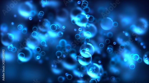 Obraz na płótnie Background with nice flying bubbles