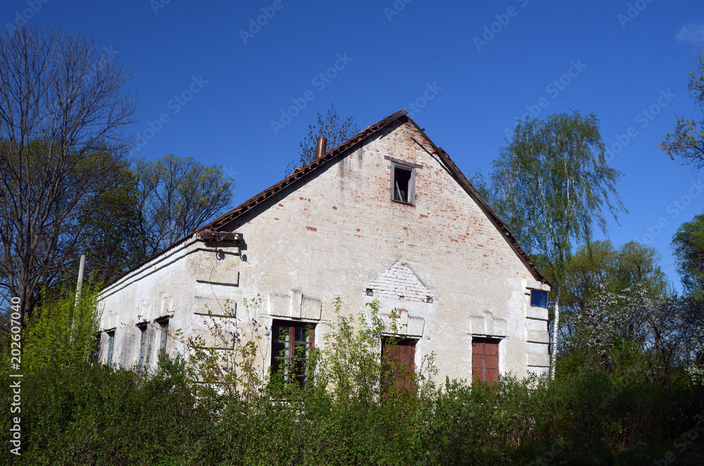 Abandoned Veterinarian's office. 3 km. near Chernobyl area border. Kiev region. Ukraine Abandoned Veterinarian's office. 3 km. near Chernobyl area border. Kiev region. Ukraine