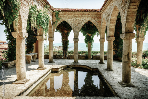 Garden pool photo