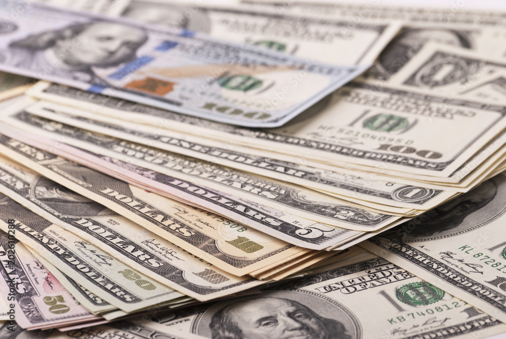 Various dollar banknotes Various dollar banknotes