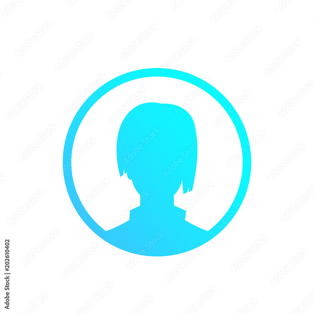 profile placeholder, default avatar, girl