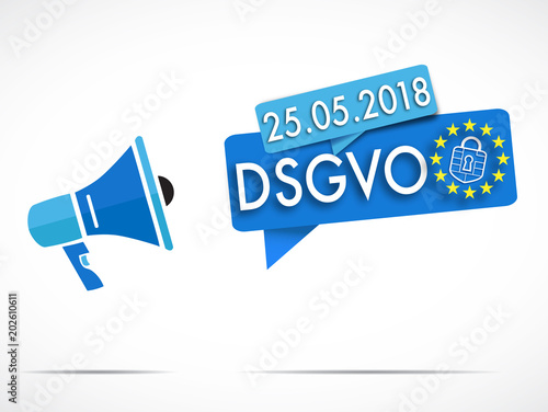mégaphone cadenas : dsgvo