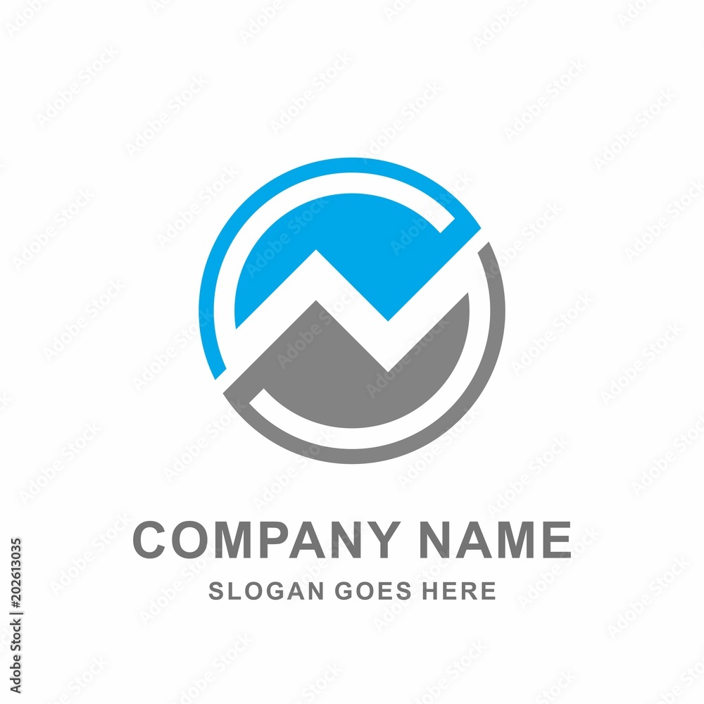 Monogram Letter N Geometric Circle Architecture Interior Construction Business Company Stock Vector Logo Design Template Monogram Letter N Geometric Circle Architecture Interior Construction Business Company Stock Vector Logo Design Template