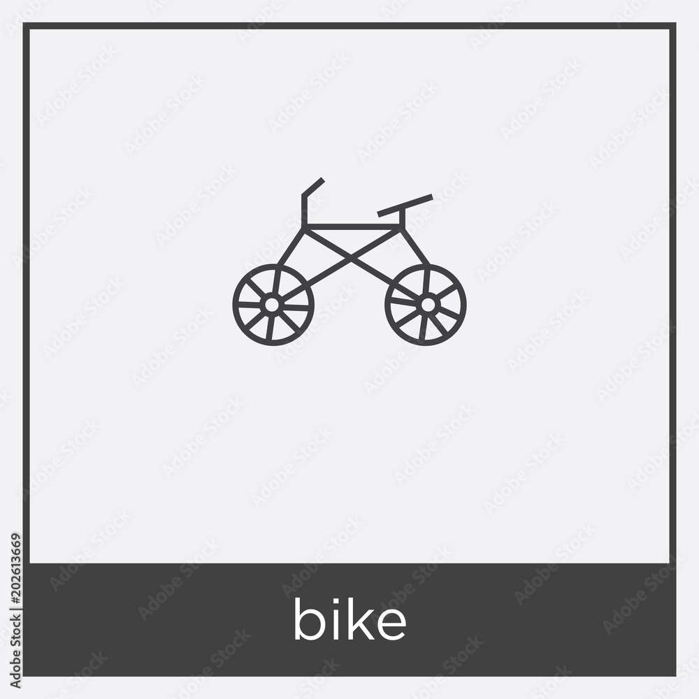 bike icon isolated on white background bike icon isolated on white background