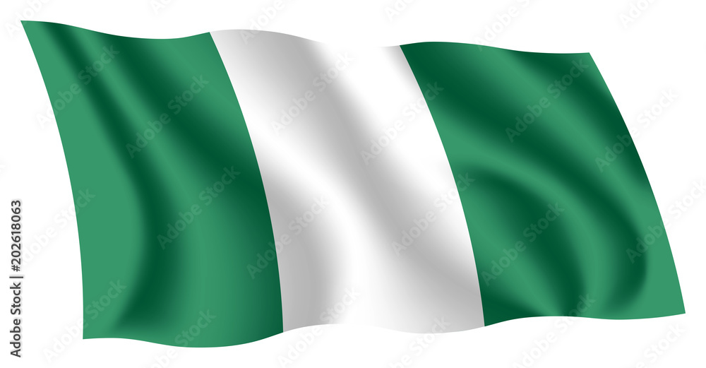 Fotografie Nigeria flag