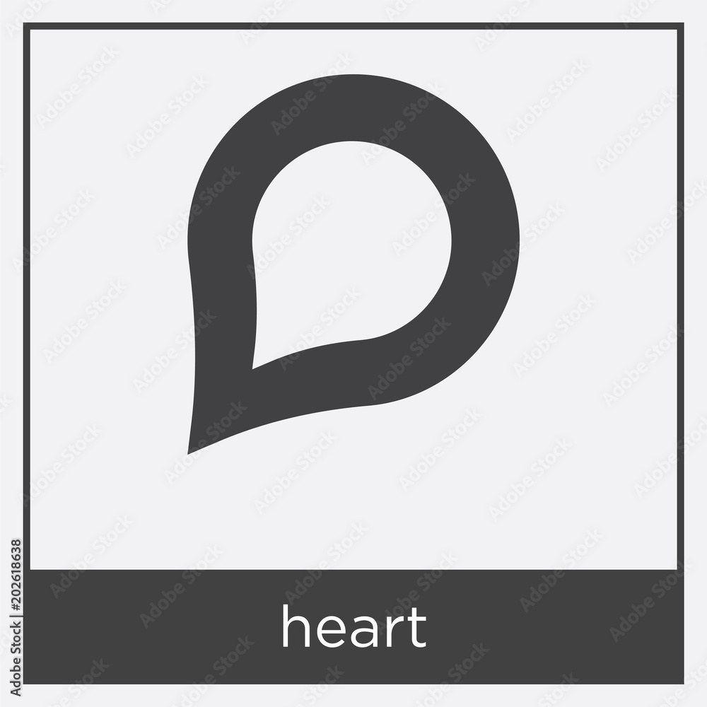 heart icon isolated on white background heart icon isolated on white background