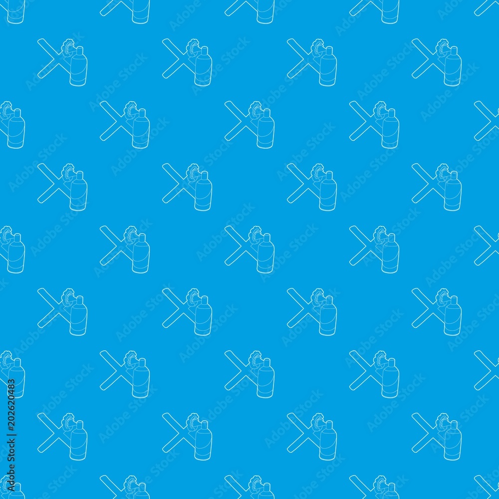 Cross painted with a balloon pattern vector seamless blue repeat for any use Cross painted with a balloon pattern vector seamless blue repeat for any use
