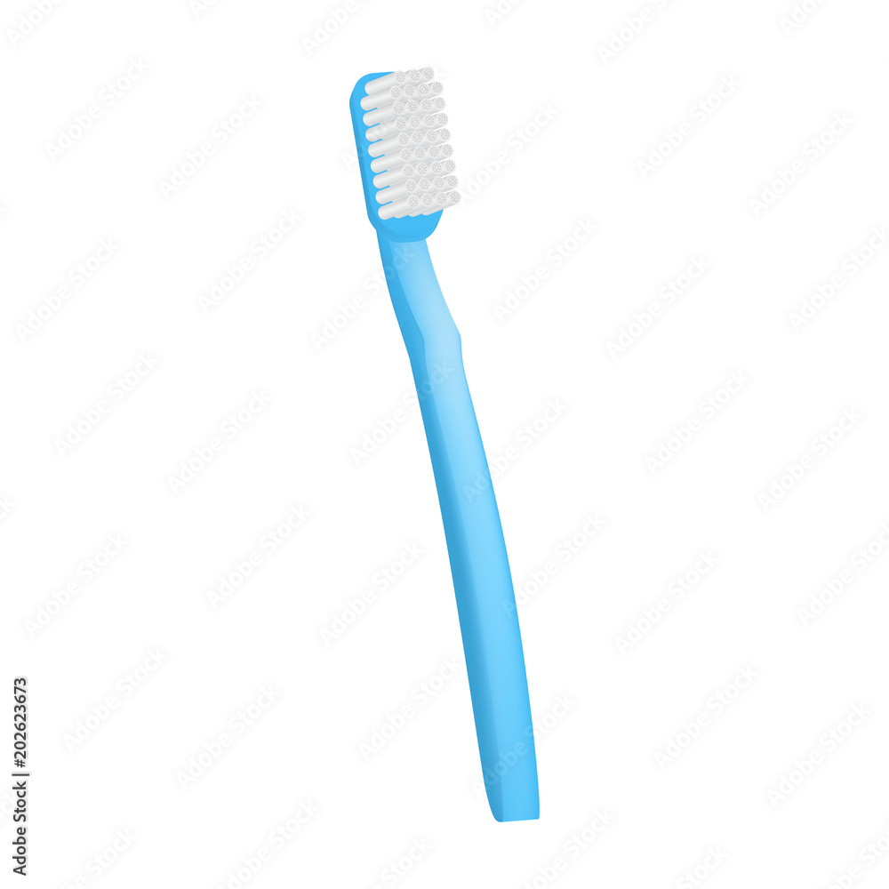 New toothbrush icon. Realistic illustration of new toothbrush vector icon for web New toothbrush icon. Realistic illustration of new toothbrush vector icon for web